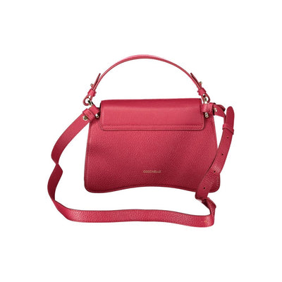 Sac à main en cuir rouge Coccinelle