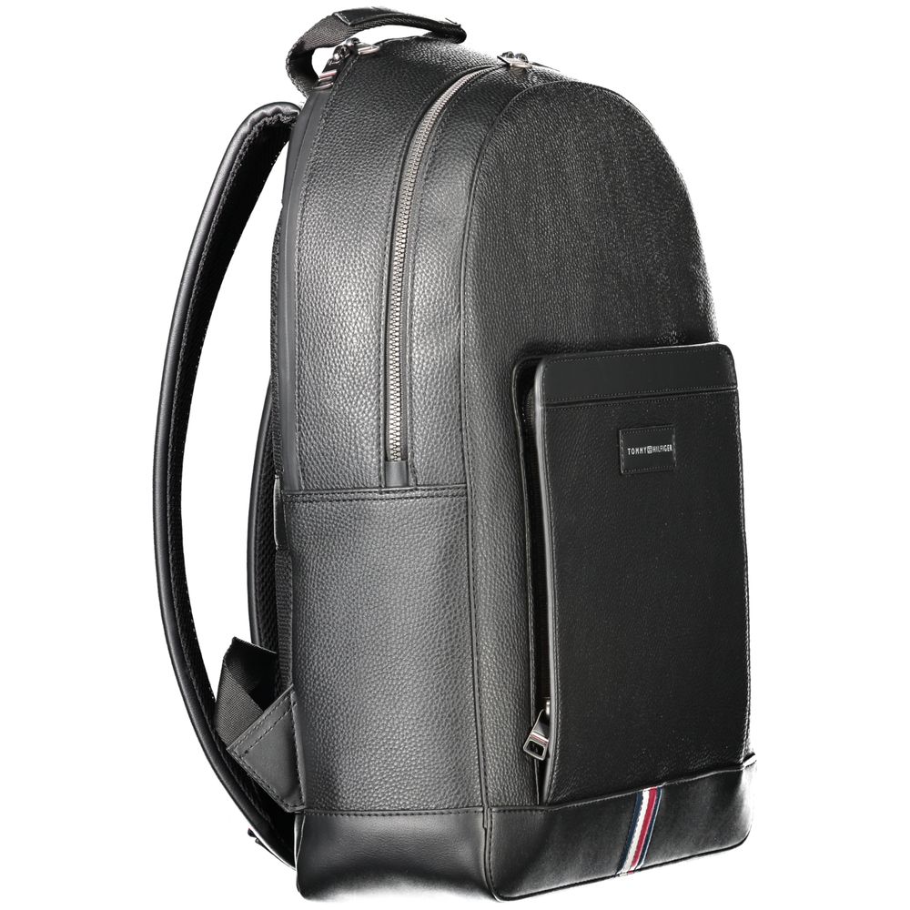 Sac à dos en polyester noir Tommy Hilfiger