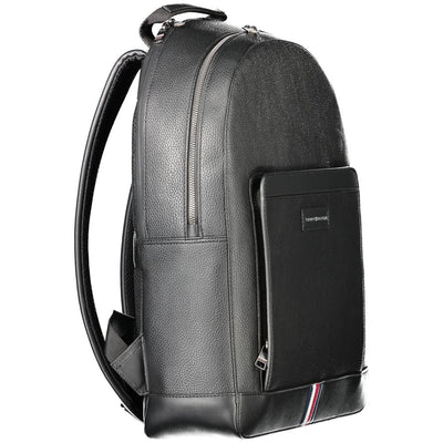 Sac à dos en polyester noir Tommy Hilfiger