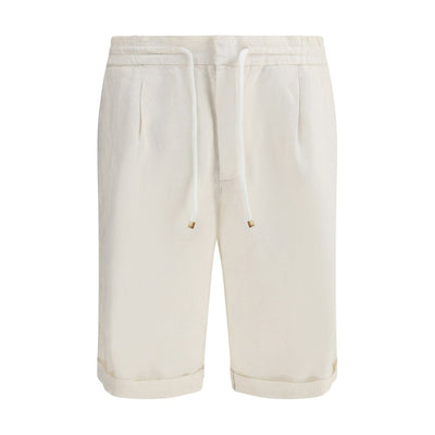 Brunello Cucinelli linnen geverfde shorts