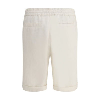 Brunello Cucinelli linnen geverfde shorts