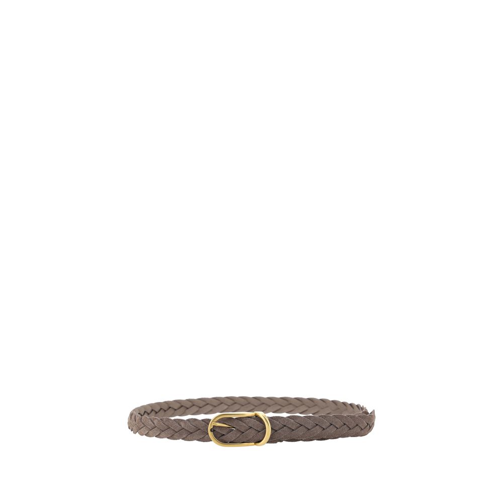 Ceinture en cuir Brunello Cucinelli design tressé