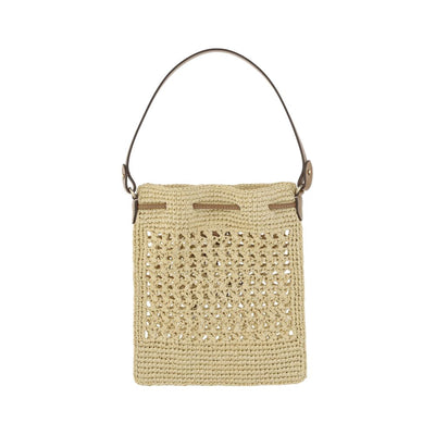 Sac à main en raphia Miu Miu