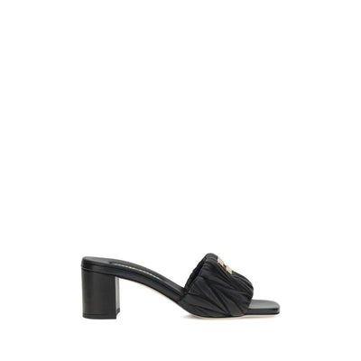 Miu Miu Logoed Sandalen