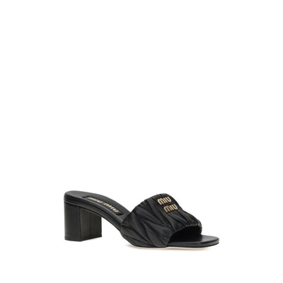 Miu Miu Logoed Sandalen