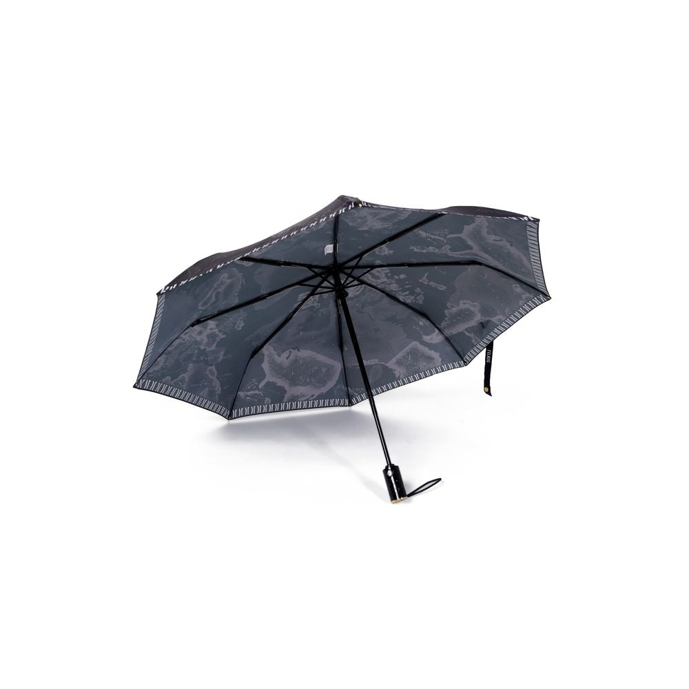 Alviero Martini Prima Classe zwarte nylon paraplu