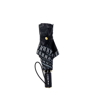 Alviero Martini Prima Classe zwarte nylon paraplu