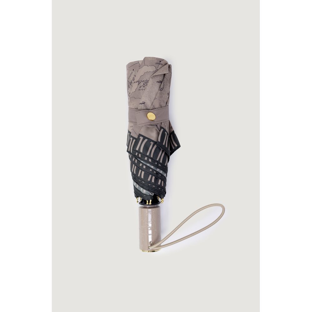 Alviero Martini Prima Classe zwarte nylon paraplu