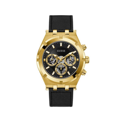 Guess Zwart Leren Horloge