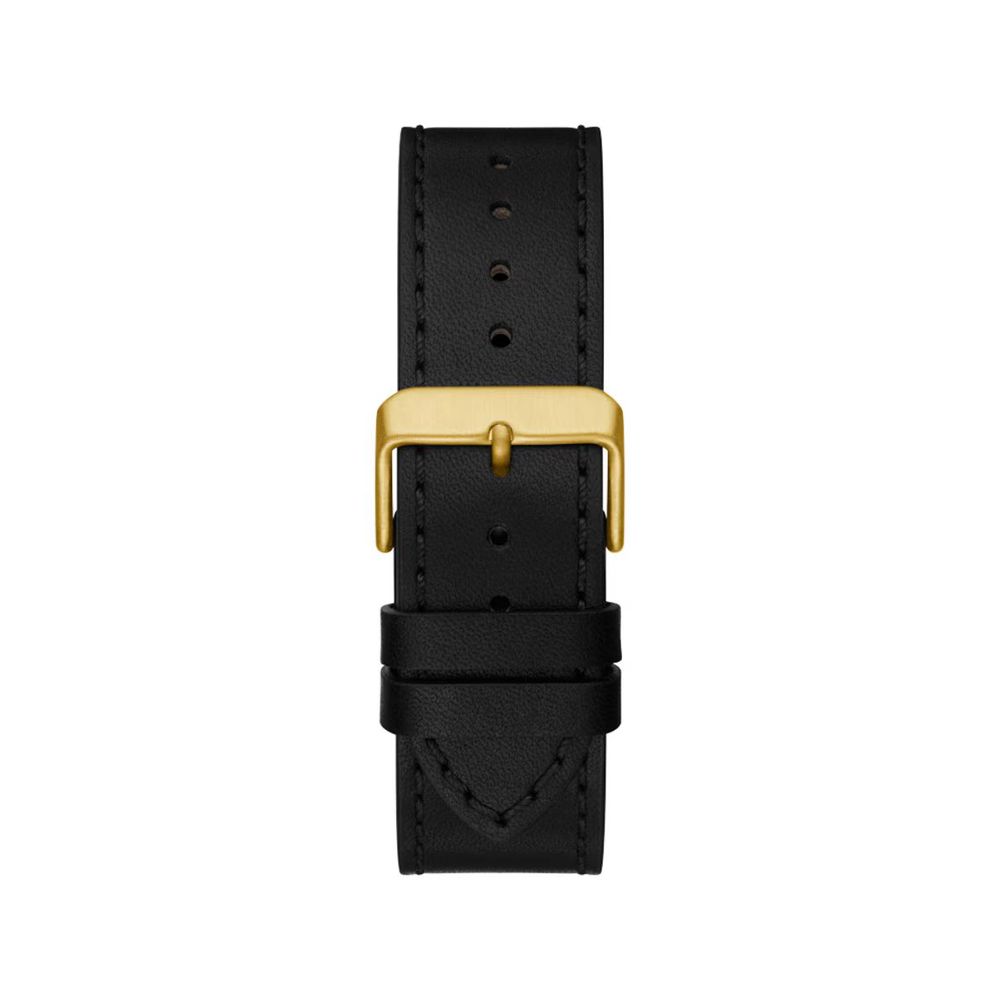 Guess Zwart Leren Horloge