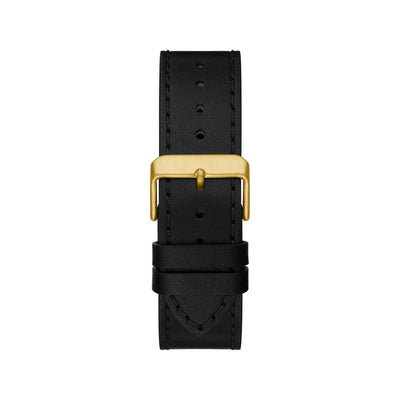 Guess Zwart Leren Horloge