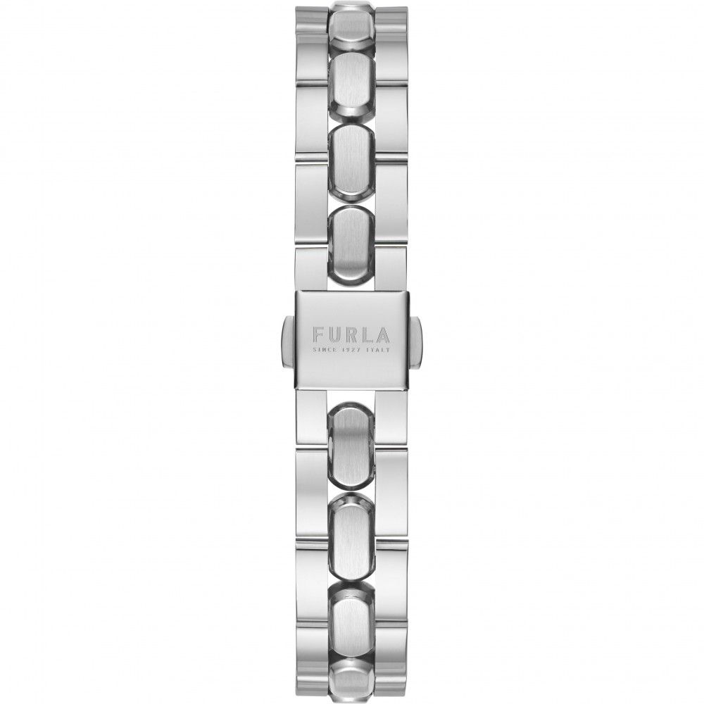 Furla Grijs Roestvrijstalen Horloge