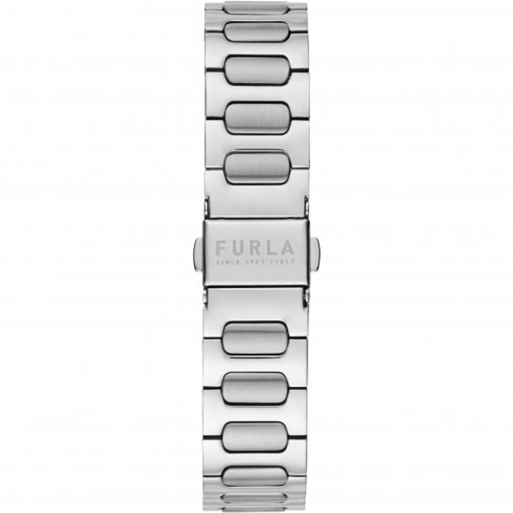 Furla Grijs Roestvrijstalen Horloge