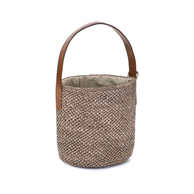 Ibeliv Raffia Lova Bucket Bag