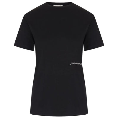 Hinnominate Black Cotton Tops & T-Shirt