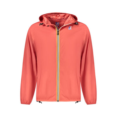 K-WAY Red Polyamide Men Jacket