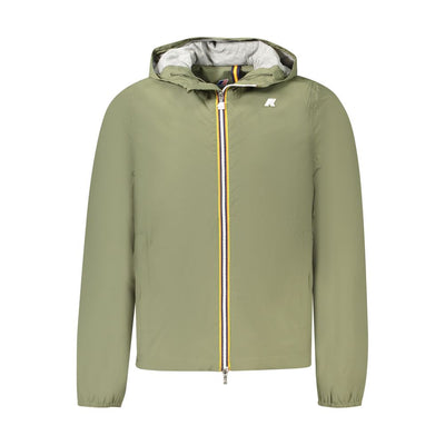 Veste K-WAY en nylon vert pour homme