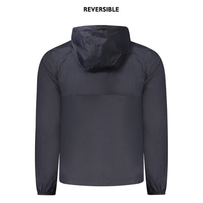 Veste K-WAY bleue en nylon recyclé pour homme