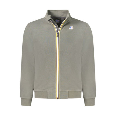 K-WAY Green Cotton Men Sweater