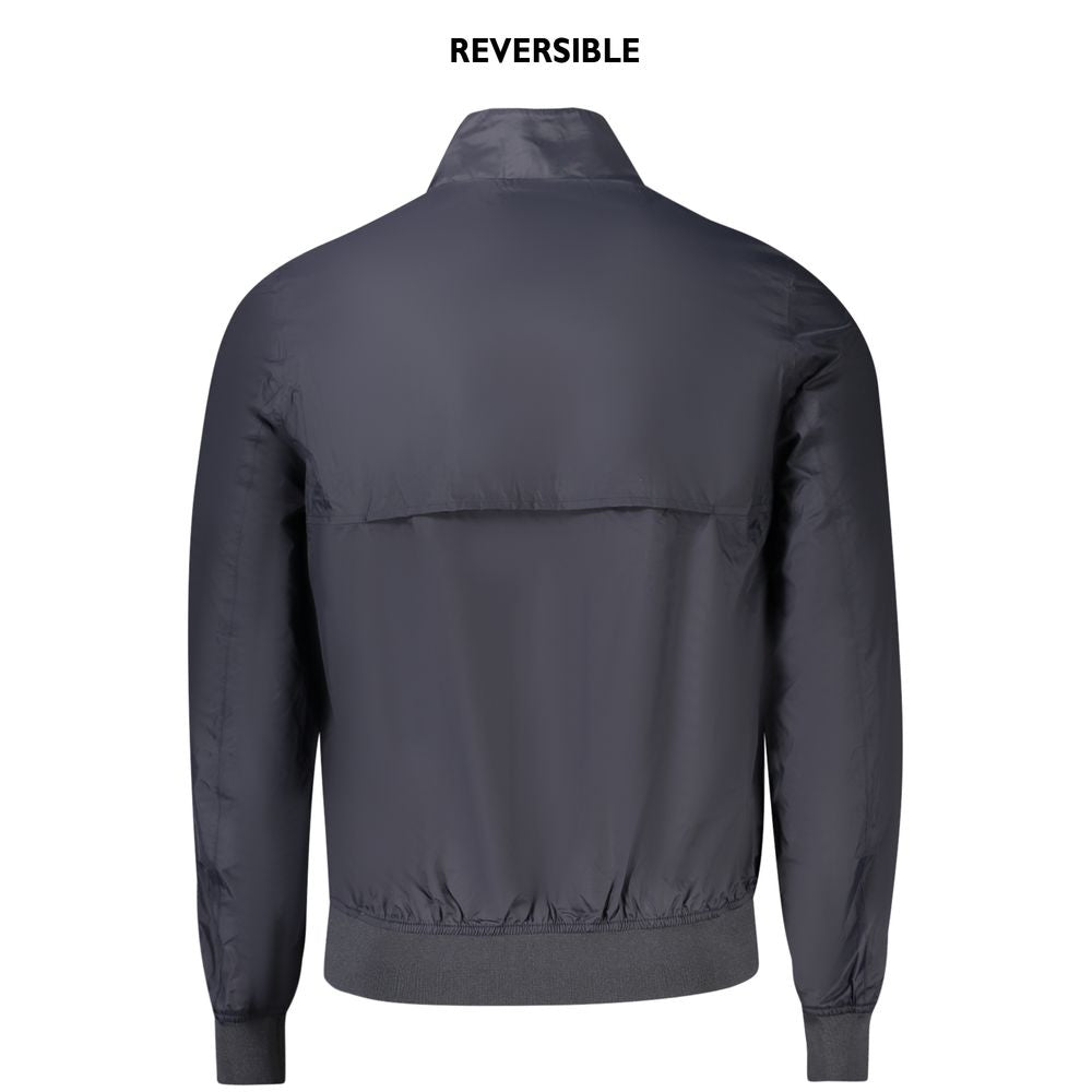 K-WAY Blauw Nylon Herenjack