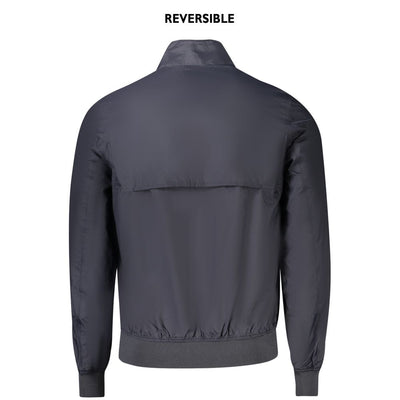 K-WAY Blauw Nylon Herenjack