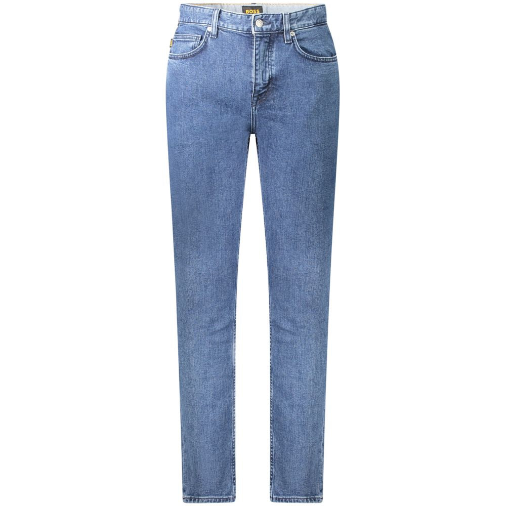 Hugo Boss Blauwe Katoenen Herenjeans