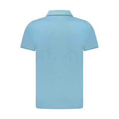 Norway 1963 Blue Cotton Men Polo Shirt