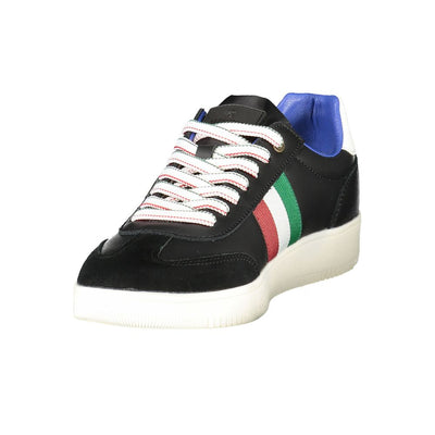 Esercito 1659 Zwarte Leren Heren Sneaker