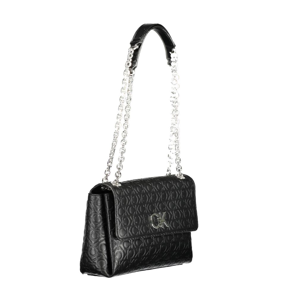 Sac à main en polyester noir Calvin Klein