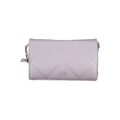 Sac à main en polyester violet Calvin Klein