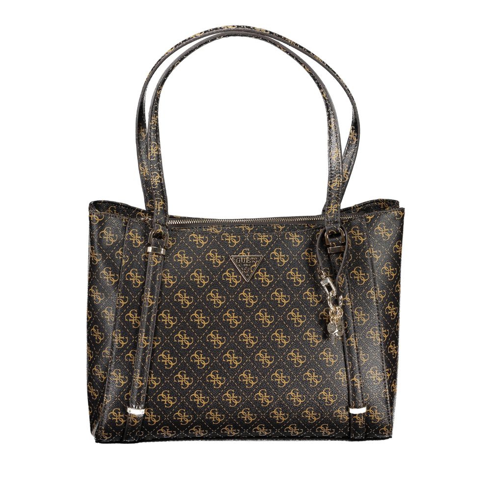 Sac à main Guess Jeans en polyéthylène marron
