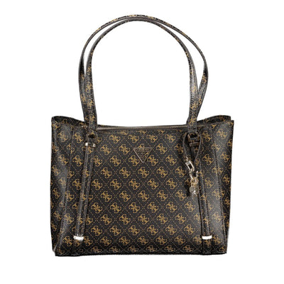 Sac à main Guess Jeans en polyéthylène marron