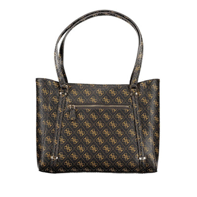 Sac à main Guess Jeans en polyéthylène marron