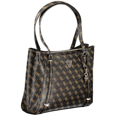 Sac à main Guess Jeans en polyéthylène marron