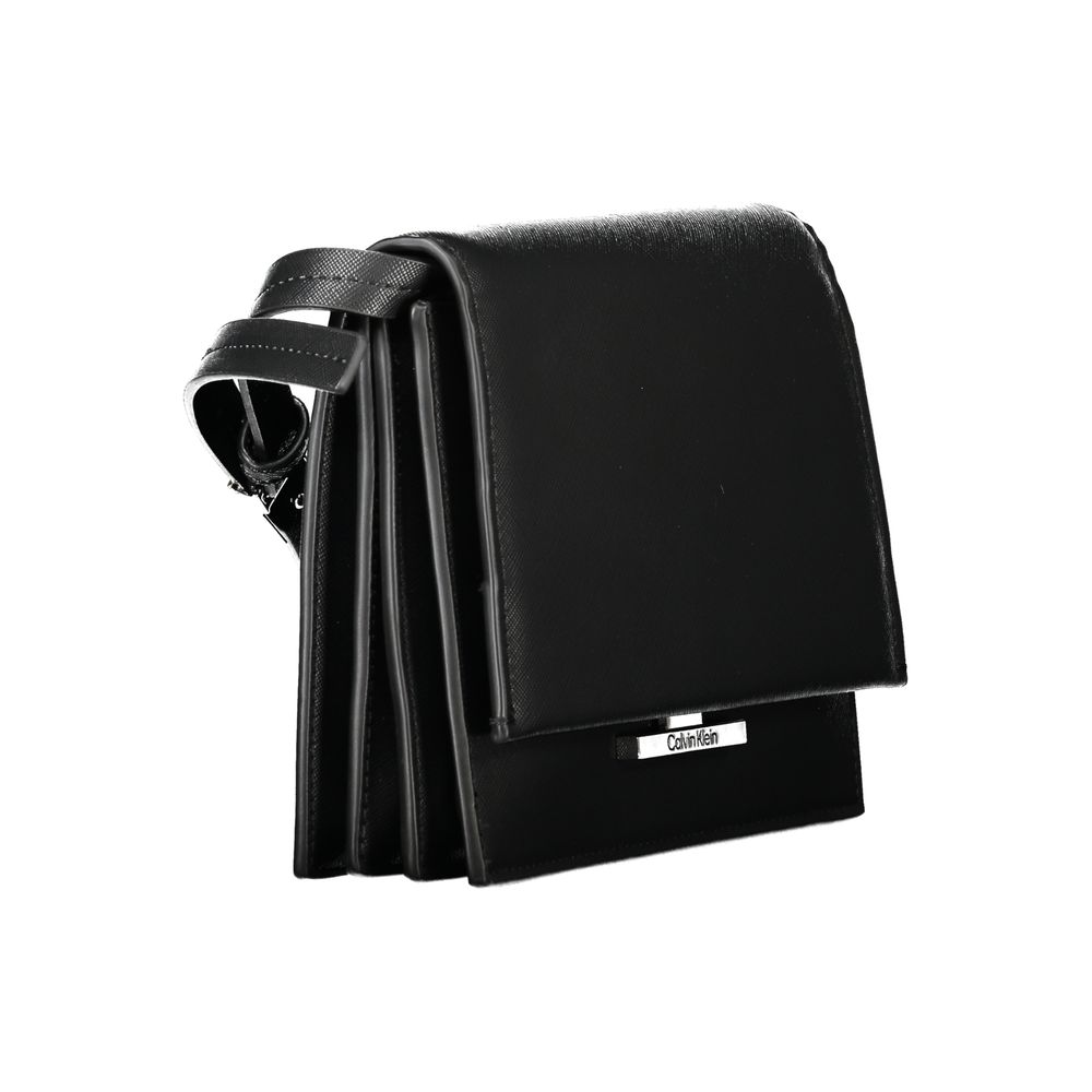 Sac à main en polyéthylène noir Calvin Klein