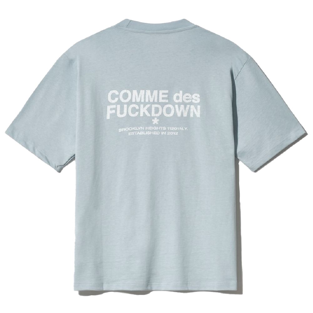 T-shirt en coton gris Comme des Garçons Fuckdown