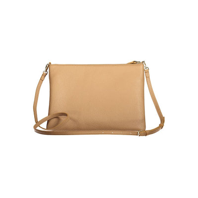 Sac à main en cuir marron Coccinelle