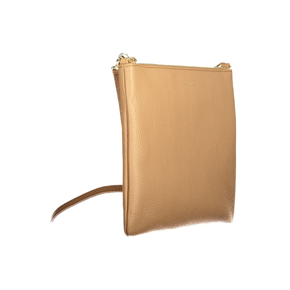 Sac à main en cuir marron Coccinelle