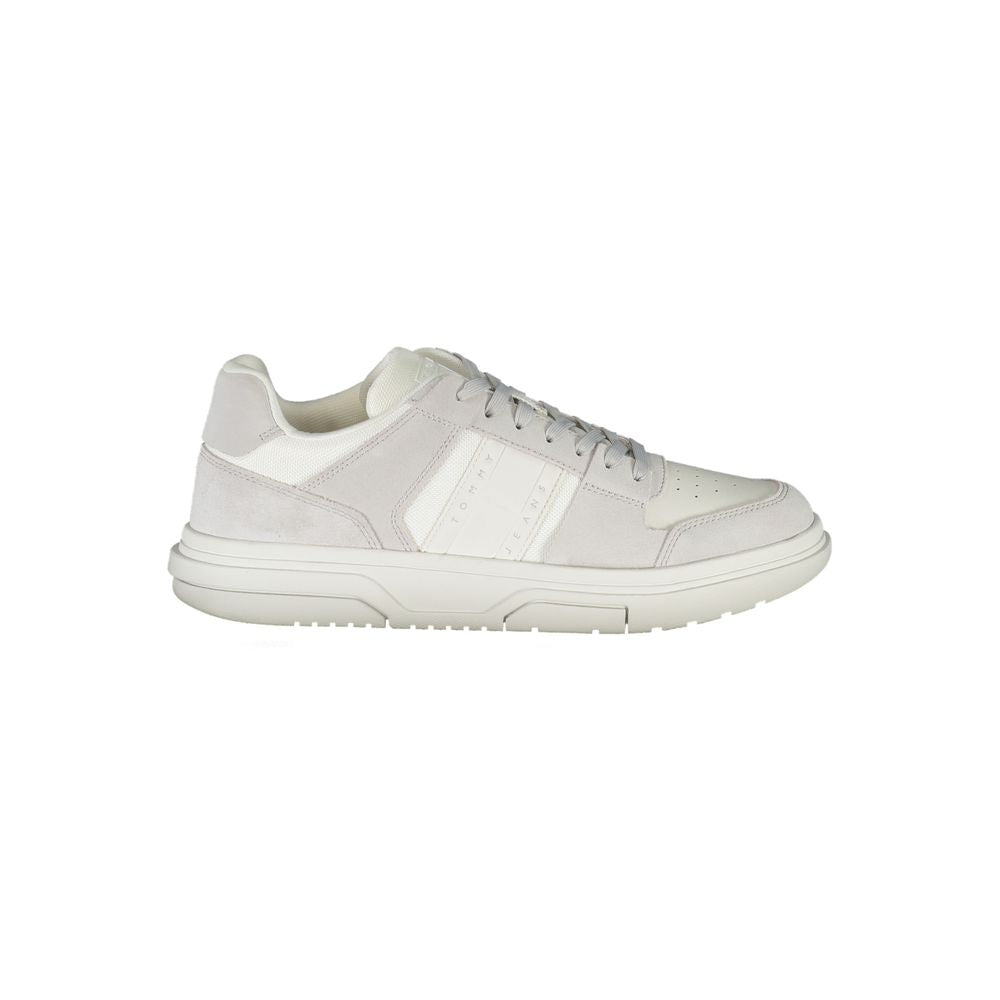 Tommy Hilfiger witte polyester sneaker