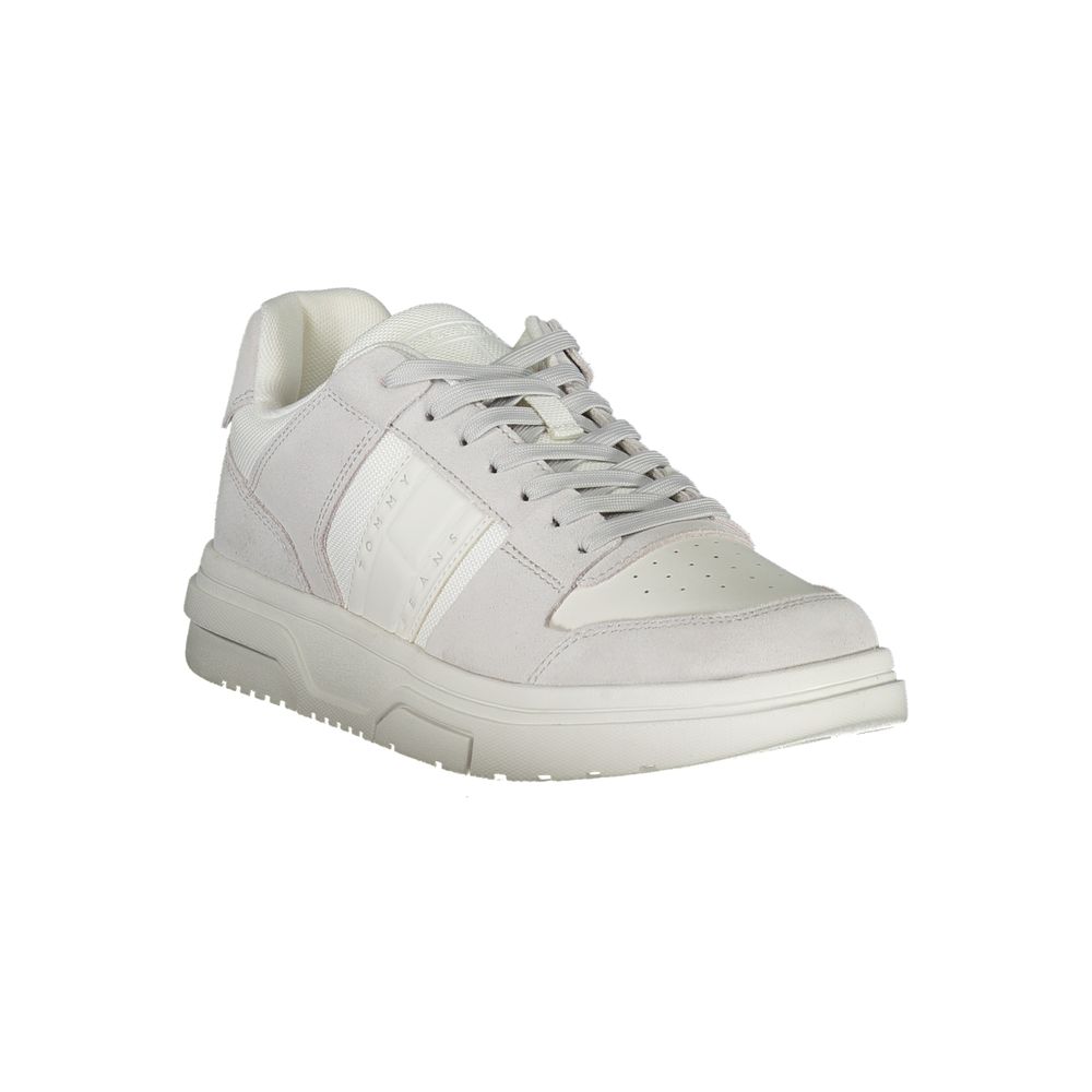 Tommy Hilfiger witte polyester sneaker