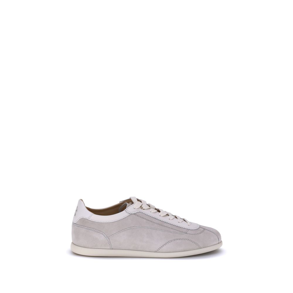 Brunello Cucinelli Suède leren sneakers