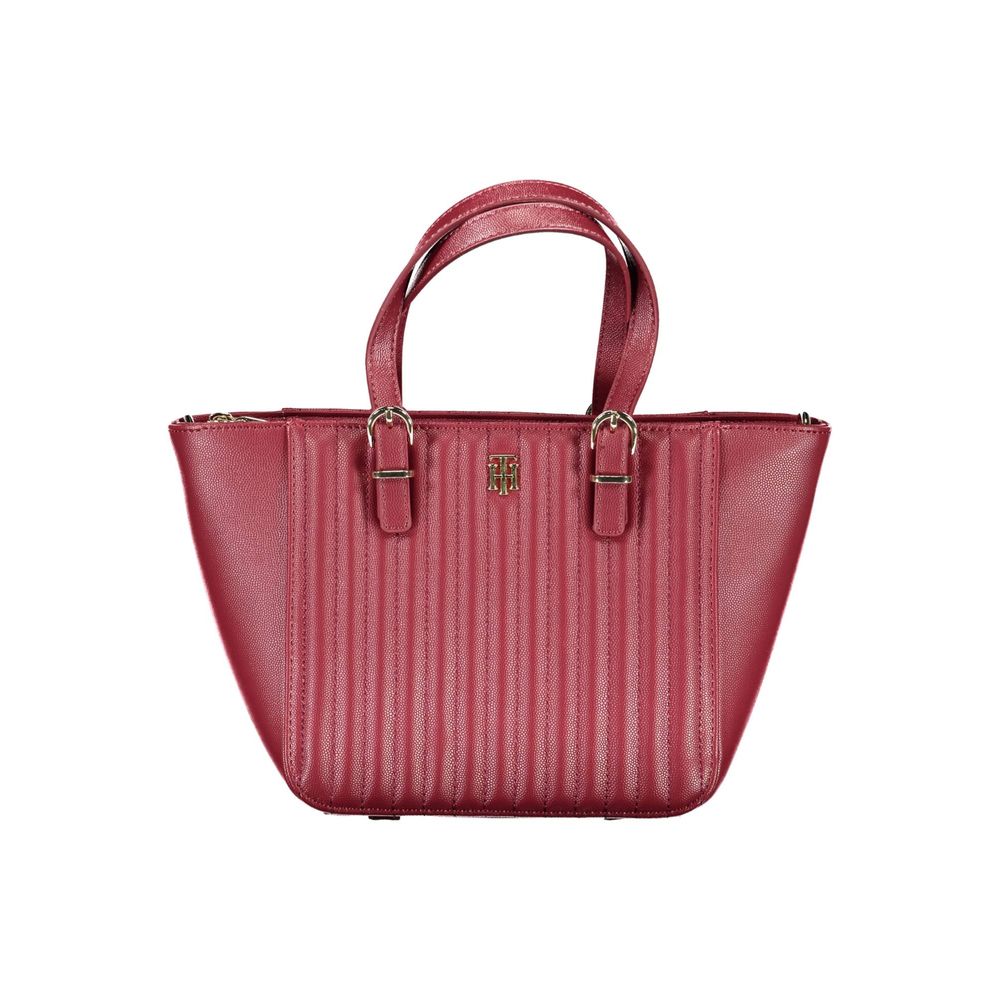 Sac à main Tommy Hilfiger en polyéthylène rouge