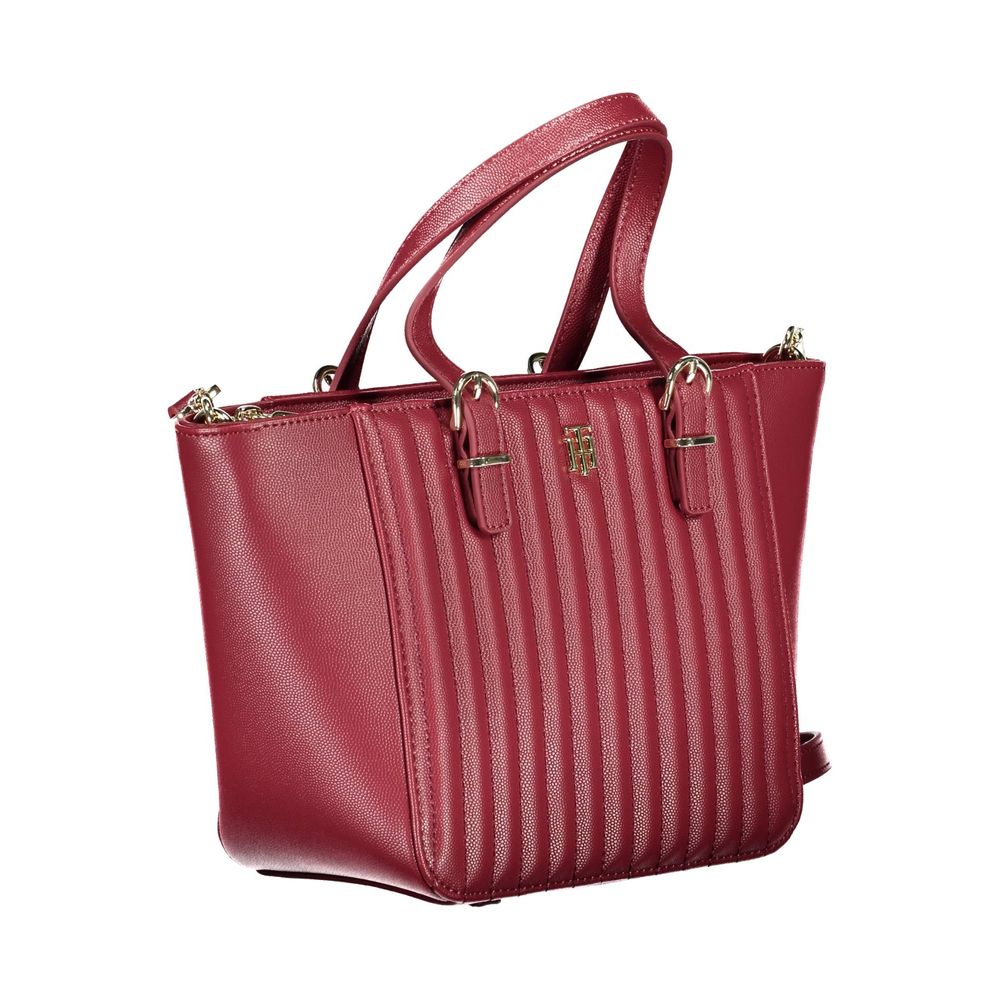 Sac à main Tommy Hilfiger en polyéthylène rouge
