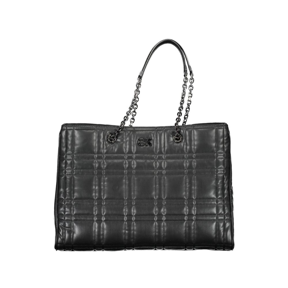 Sac à main en polyester noir Calvin Klein