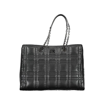 Sac à main en polyester noir Calvin Klein