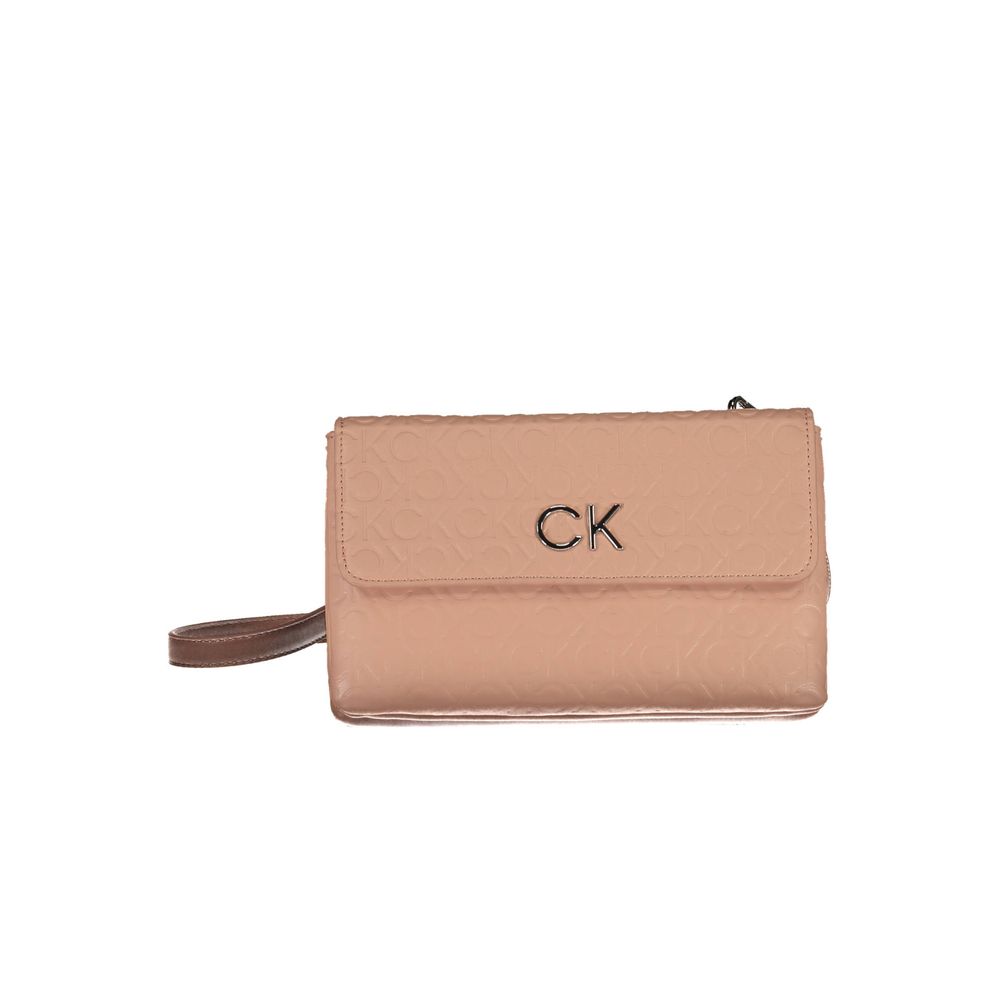 Sac à main en polyester rose Calvin Klein
