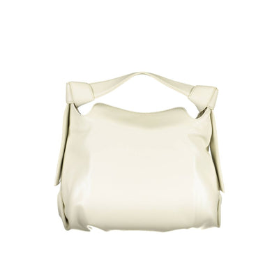 Sac à main en polyester beige Calvin Klein