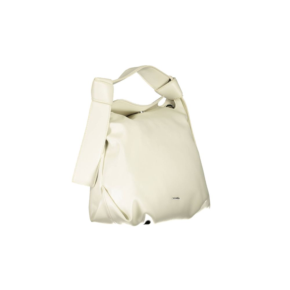Sac à main en polyester beige Calvin Klein