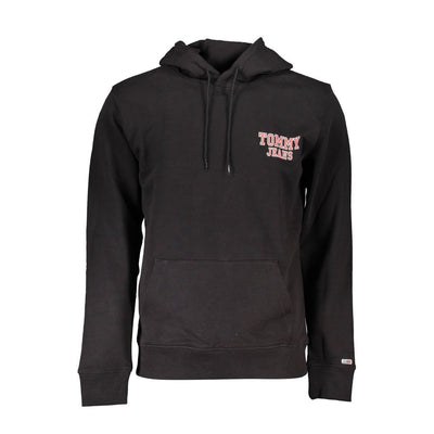 Pull en coton noir Tommy Hilfiger