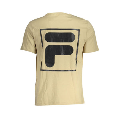 T-shirt en coton beige Fila